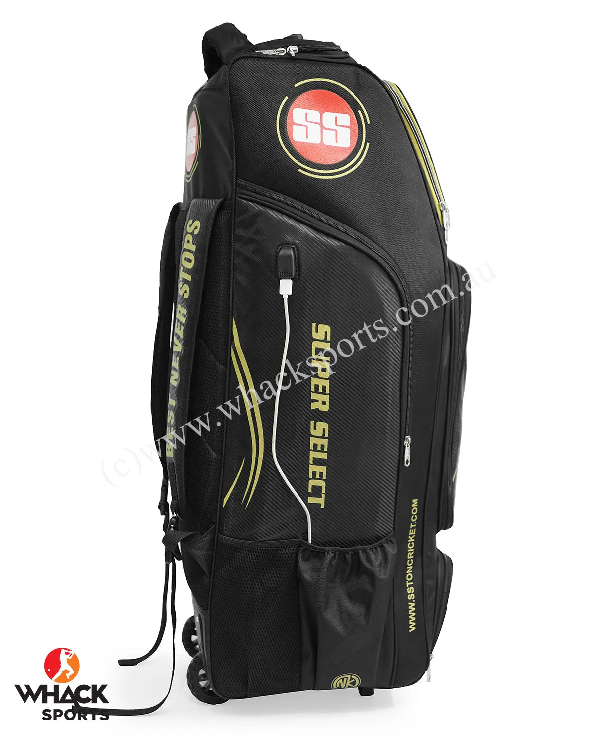 SS Super Select Cricket Kit Bag - Wheelie Duffle - Large