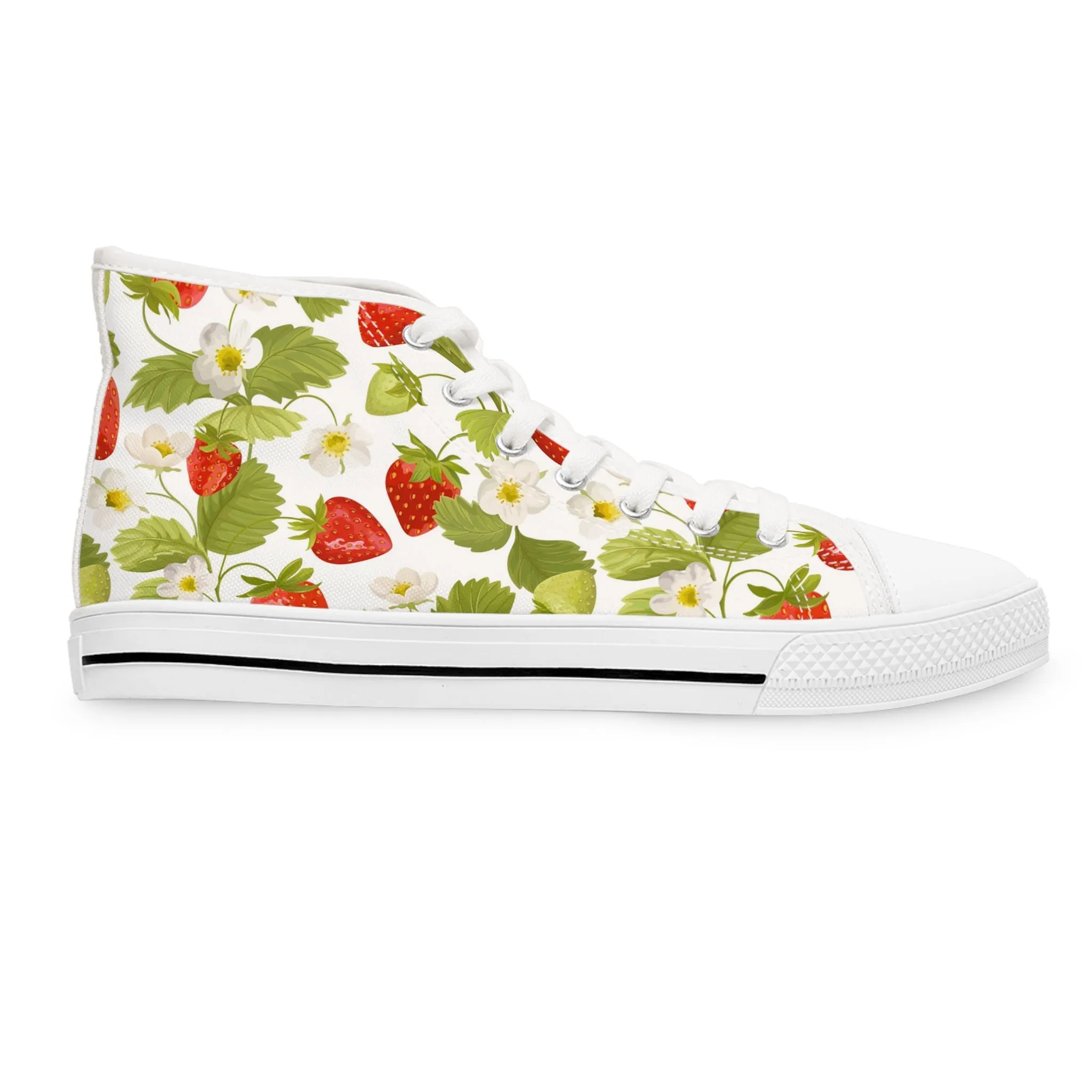 Strawberry Women's High Top Sneakers