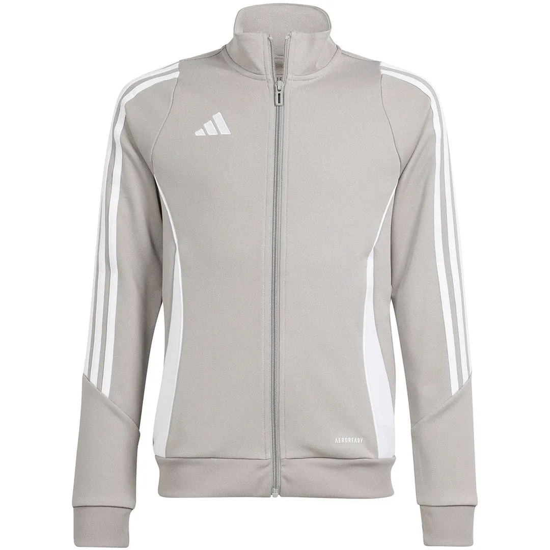 Sweatshirt For Kids Adidas Tiro 24 Training Gray Ir9508 128Cm