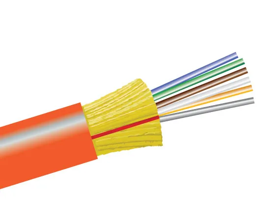 Tight Buffer Distribution Riser Fiber Optic Cable, Multimode OM1, Indoor