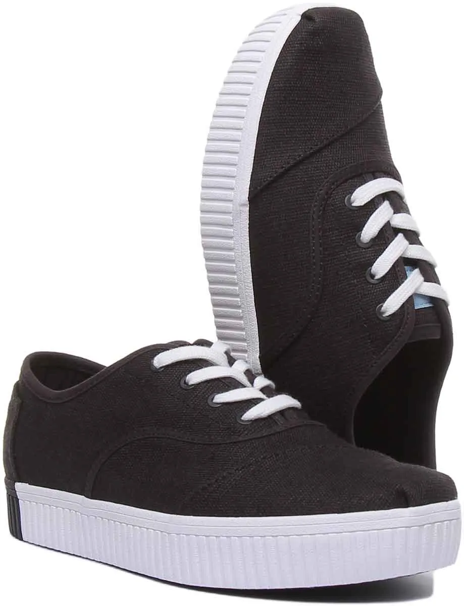 Toms Cordones In Black White