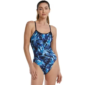 TYR - Reflecta Women's Crosscut Tieback Swimsuit - Blue Ice