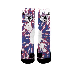 Whatcom Cc Basketball Tie Dye Socks