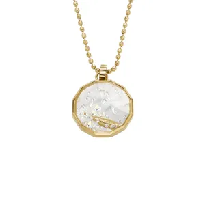 Willy Wonka™ x Fossil Special Edition Gold-Tone Stainless Steel Pendant Necklace