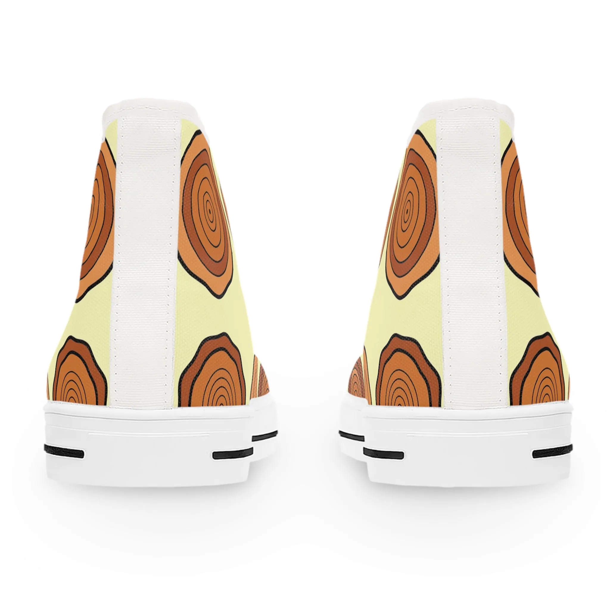 Wooden Cut Log Set Women's High Top Sneakers